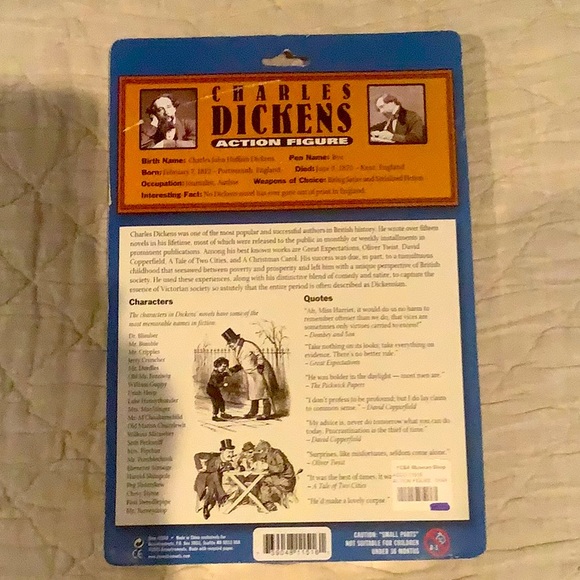 Vintage Charles Dickens Action Figure - Picture 2 of 3